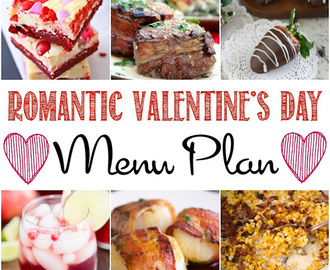 Romantic Valentine’s Day Dinner at Home Menu Plan Ideas