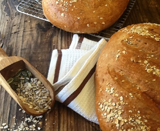 Home Made Multigrain Bread with Easy Step By Step Instructions