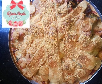 Torta Ratatouille com Gorgonzola