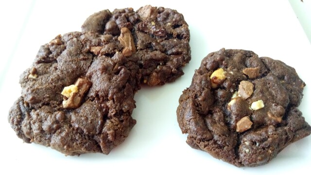 American Cookies met met 3 soorten chocola