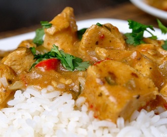 Crockpot: Pittige curry met kip