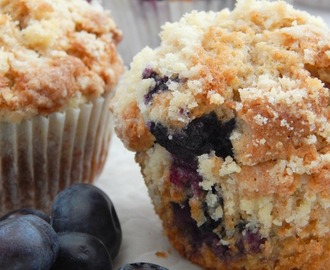 Proper Old School Blueberry Muffins