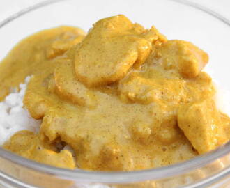 Egyszerű korma currys csirke