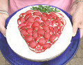 MatjessilltÃ¥rta och jordgubbar