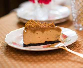 cheesecake de doce de leite com oreo — o chef e a chata