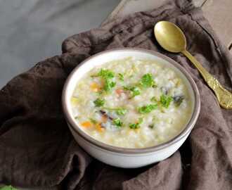Ramadan Nombu Kanji / Rice & Lentils Porridge / Gruel - Veg Version