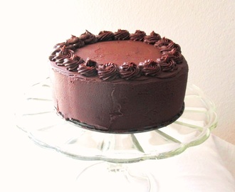 Egyszerű csokoládékrémes (trüffel) torta
