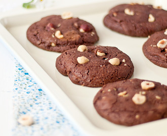 Por fin una de cookies: chocolate, avellanas... ¡Mmmmmmh!