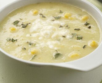 Summer Squash and Corn Soup