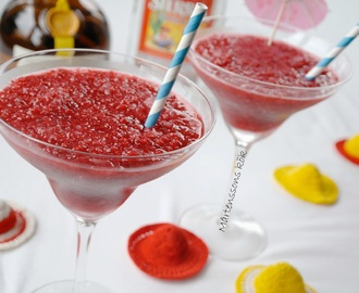 Frozen rasberry Margarita.