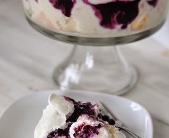 Heavenly Blueberry and Cream Angel Dessert