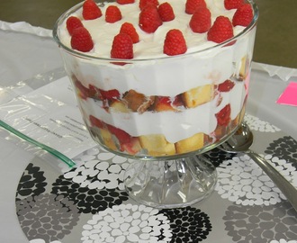 Grand Raspberry Trifle and Move in Day