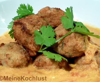Indische Gemüsebällchen mit Sauce – Sabji Kofta -  vegetable balls with sauce