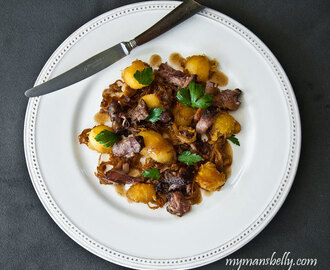 Braised Oxtail with Roasted Acorn Squash