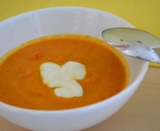 Karotten-Ingwer-Suppe (vegan möglich)