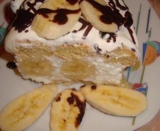 Banános túrótorta sütés nélkül