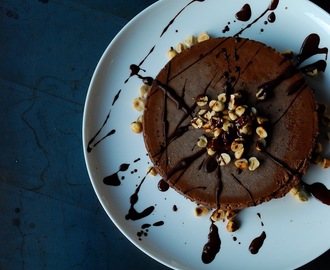 chocolade - koffie - zwarte bonen mousse taart