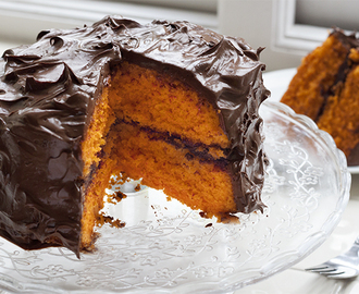 Hidden Dark Chocolate & Orange Cake Recipe