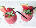 Vattenmelon- & jordgubbsdrink
