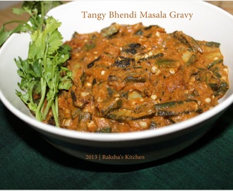 Tangy Bhendi Masala Gravy