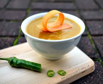 Butternut Squash Soup With Carrots and Parsnips