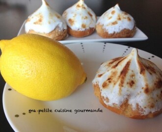 Choux façon tarte citron meringuée