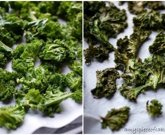 Grönkålschips - Crispy Kale Chips