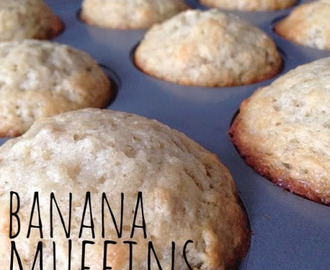 Awesome Banana Nut Muffins