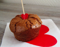 Saint Valentin : Moelleux chocolat noir et cœur fondant de framboise