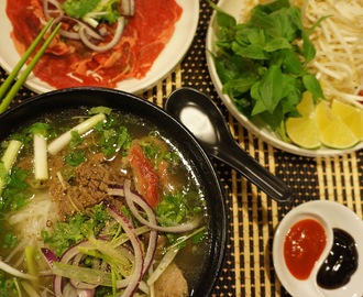 Vietnamese beef noodle (Pho Bo)