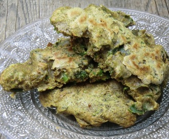 Galettes de sarrasin au brocoli et au kale sans gluten, sans lactose et sans oeuf