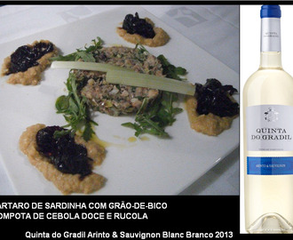 Sugestão de Degustação Com Receitas do Chef Augusto Gemelli e Vinhos da Quinta do Gradil