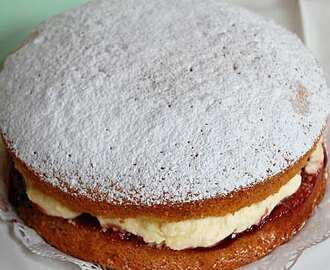 Victoria sandwich sponge cake recipe