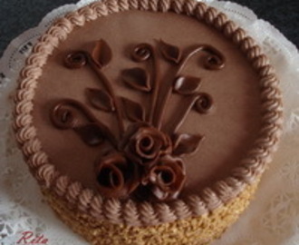 Csokoládékrémes mogyorós torta