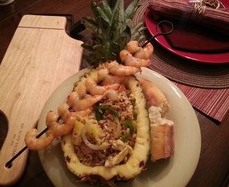 The Pineapple Express – Thai Chili Shrimp and Pineapple Fried Rice