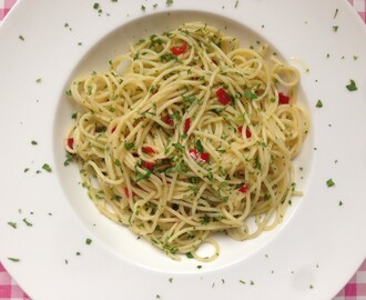 Italiaanse keuken: Spaghetti Aglio Olio e Peperoncino