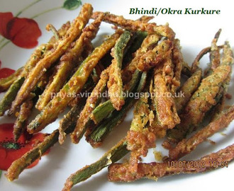 Bhindi/Okra/Ladies Finger Kurkure [Crispy Okras]