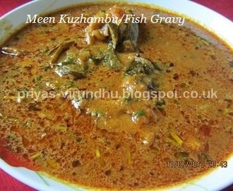 Fish Gravy/Meen Kuzhambu [South Indian Style]