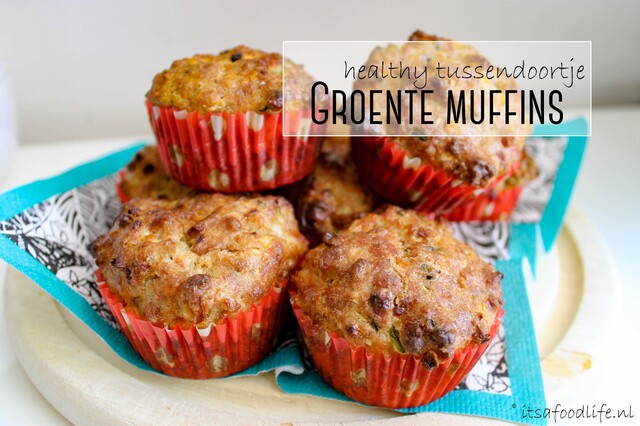 Healthy tussendoortje: Groente muffins