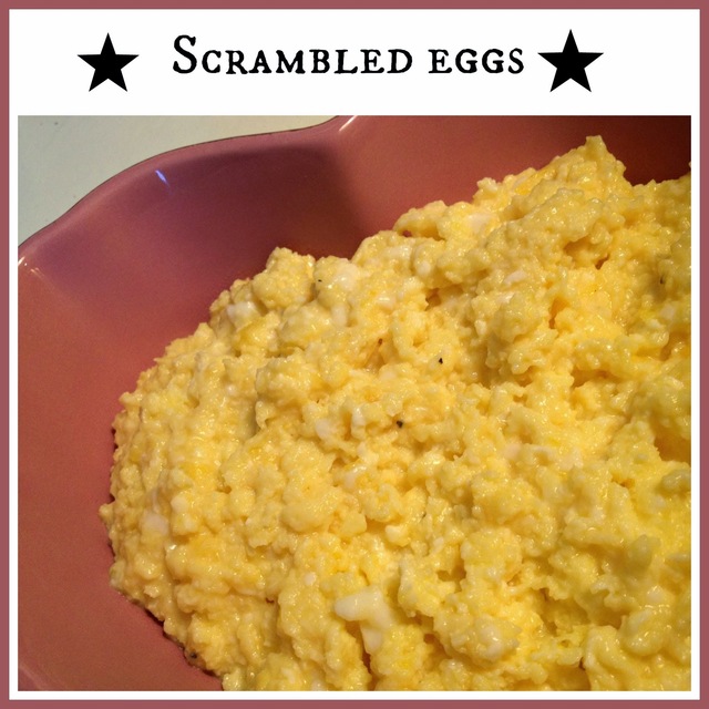 Scrambled eggs- äggröra