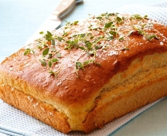 Foccacia bakad med cottage cheese