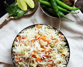Veg pulao recipe, how to make veg pulao | Vegetable pulao recipe