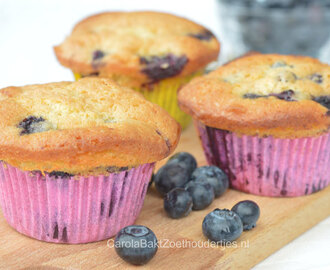 Muffins met blauwe bessen en Winactie