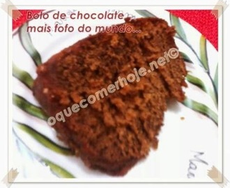 Bolo de chocolate mais fofo do mundo - Receita ("Bolo de chocolate Renata Fraia")
