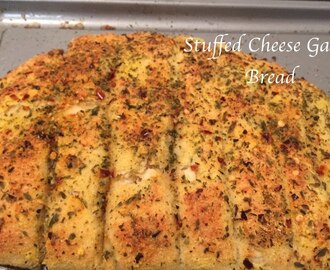 Dominos Style Stuffed Cheezy Garlic Bread |Stuffed Garlic Bread Recipe