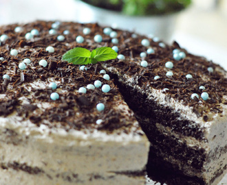 Tort czekoladowo - miętowy