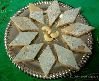 Back to Blogging After a long Break – new recipe Diwali special "Kaju Katli" / Cashew nut Fudge