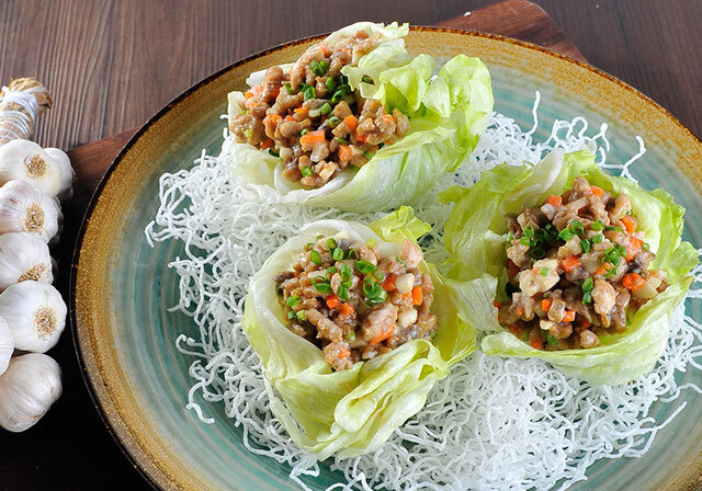 Bangus Asian Salad in Lettuce Cups