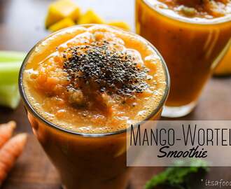 Mango en wortel smoothie
