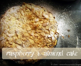 raspberry and almond cake (aka Bakewell Tart)